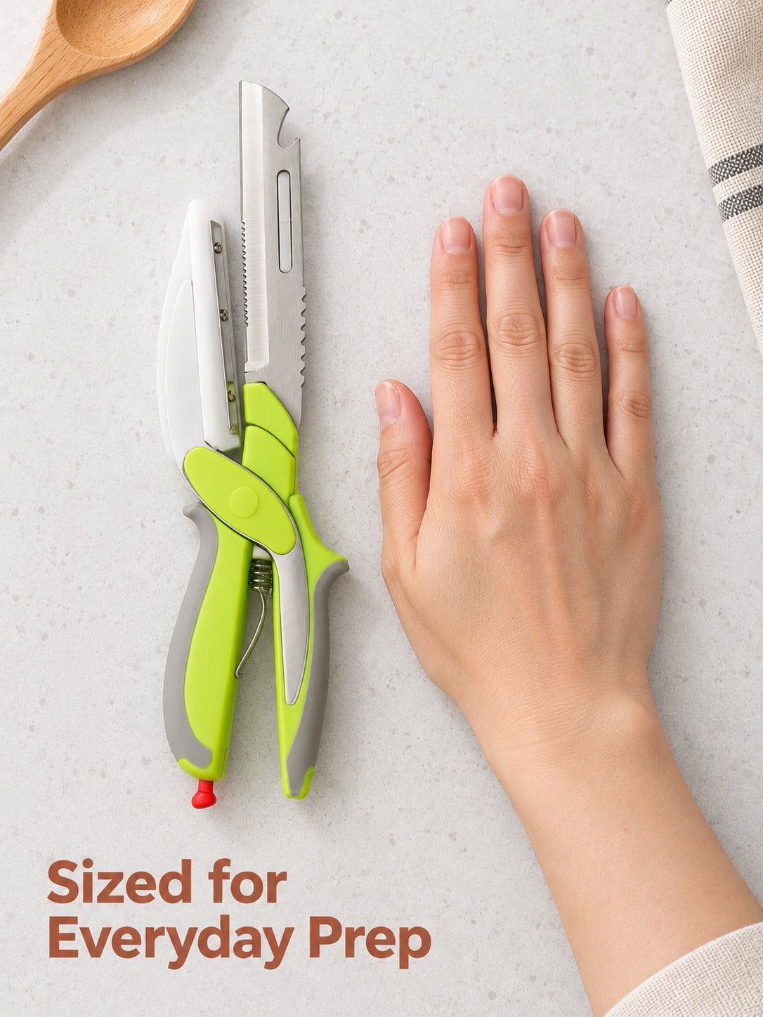 6-in-1 Stainless Steel Kitchen Scissors for Fish and Meat
