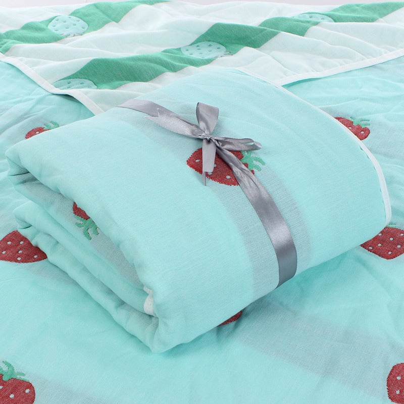 Six-Layer Gauze Baby Blanket & Towel Set for Bath