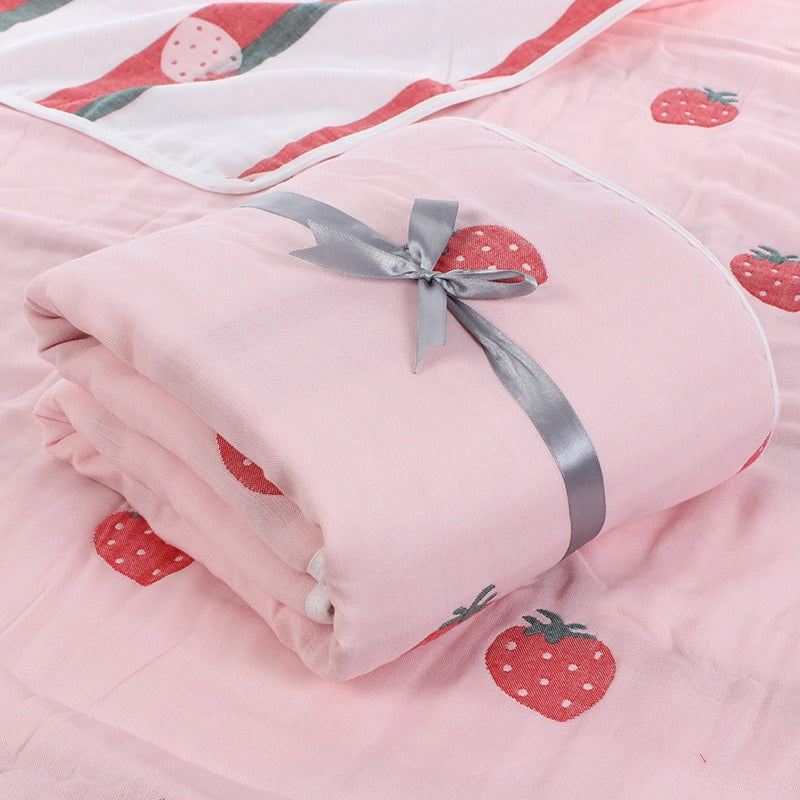 Six-Layer Gauze Baby Blanket & Towel Set for Bath