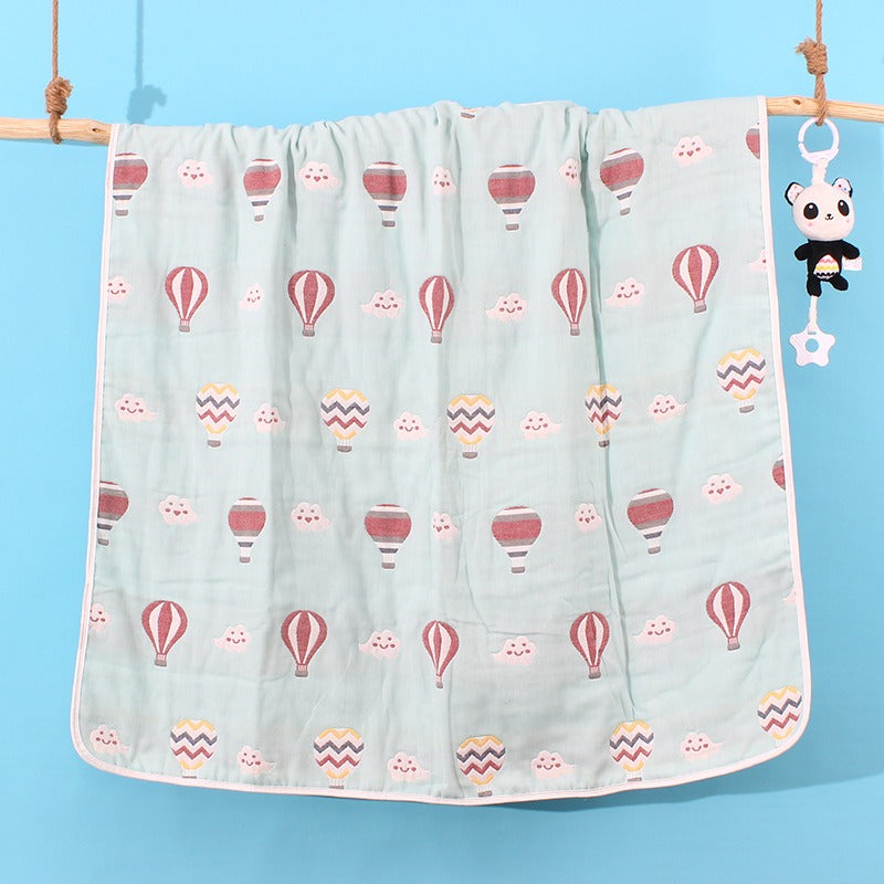 Six-Layer Gauze Baby Blanket & Towel Set for Bath