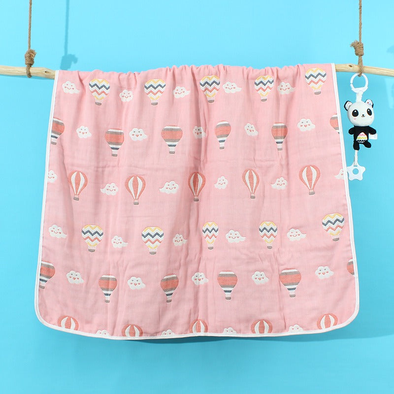 Six-Layer Gauze Baby Blanket & Towel Set for Bath