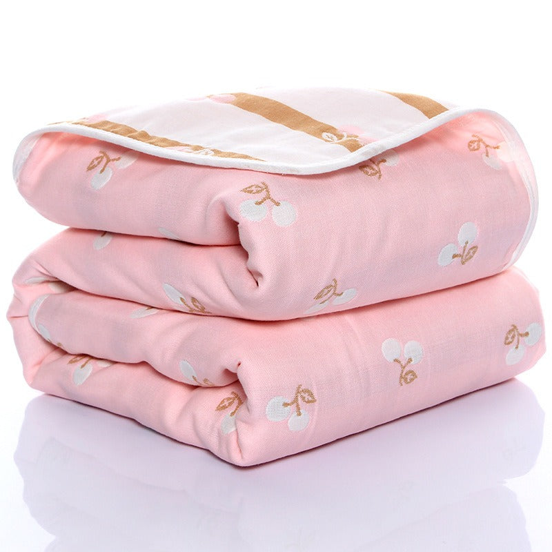 Six-Layer Gauze Baby Blanket & Towel Set for Bath