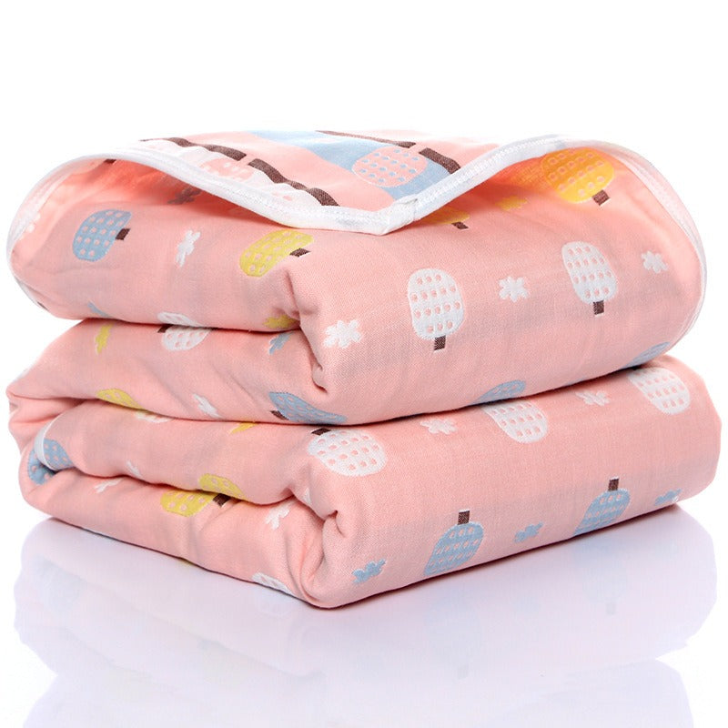 Six-Layer Gauze Baby Blanket & Towel Set for Bath