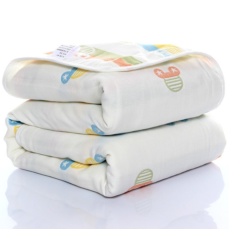 Six-Layer Gauze Baby Blanket & Towel Set for Bath