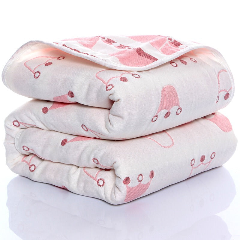 Six-Layer Gauze Baby Blanket & Towel Set for Bath