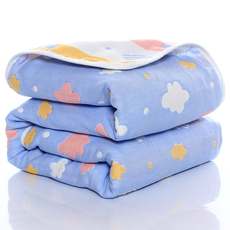 Six-Layer Gauze Baby Blanket & Towel Set for Bath