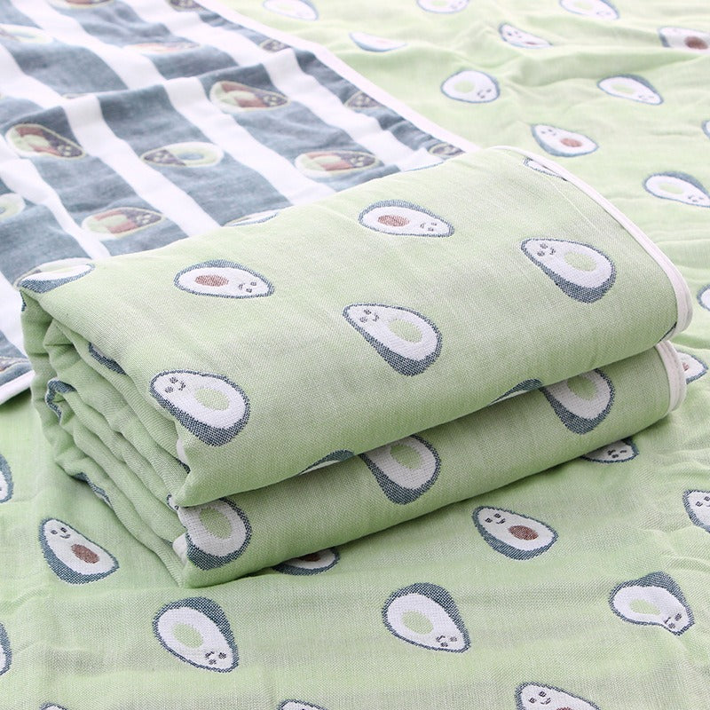 Six-Layer Gauze Baby Blanket & Towel Set for Bath
