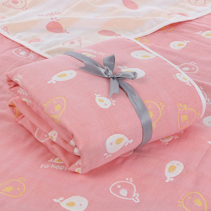 Six-Layer Gauze Baby Blanket & Towel Set for Bath