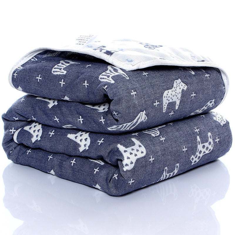 Six-Layer Gauze Baby Blanket & Towel Set for Bath