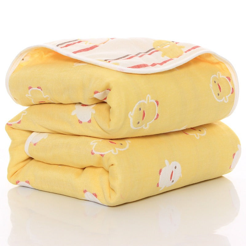 Six-Layer Gauze Baby Blanket & Towel Set for Bath