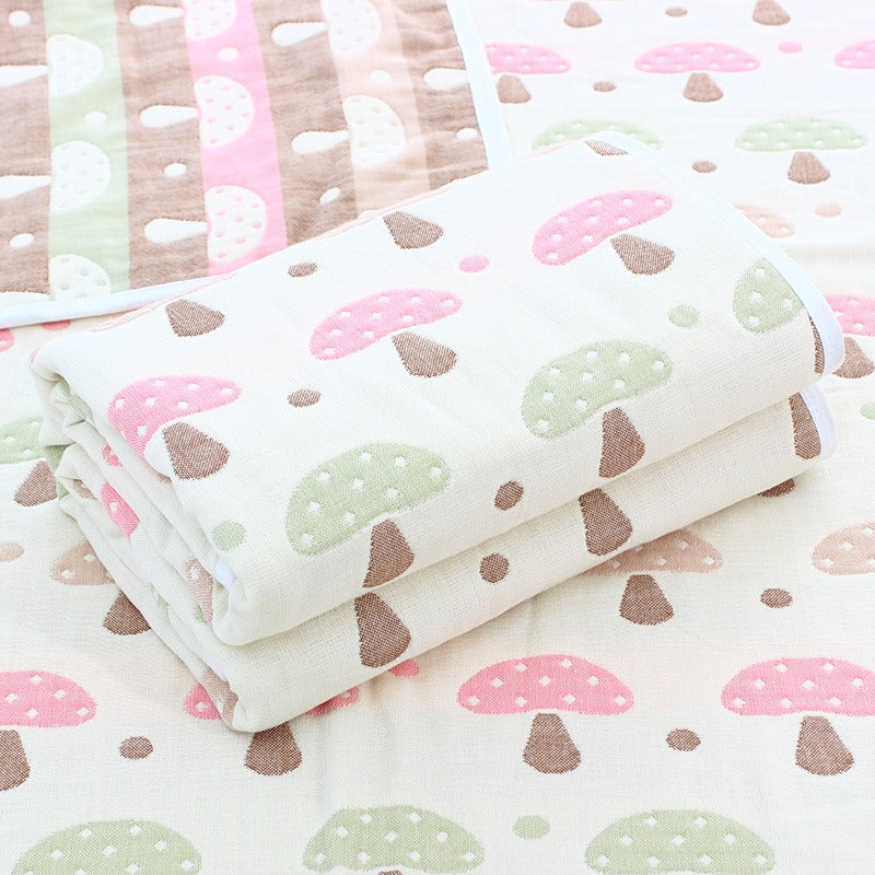 Six-Layer Gauze Baby Blanket & Towel Set for Bath