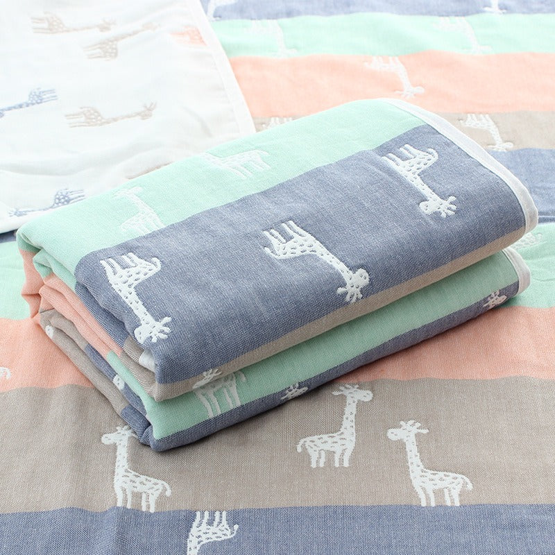 Six-Layer Gauze Baby Blanket & Towel Set for Bath
