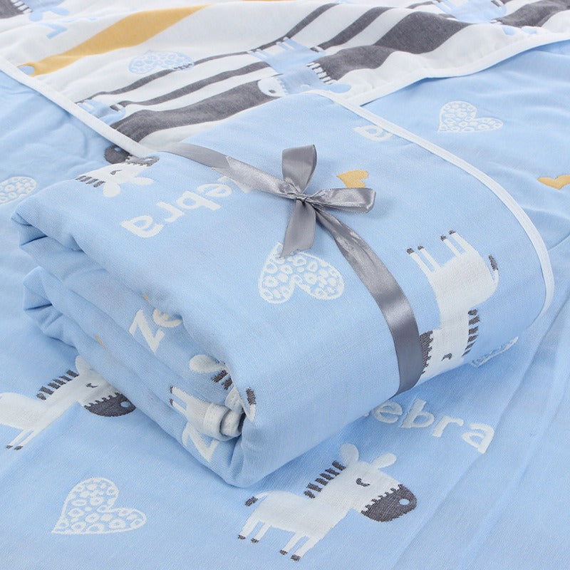 Six-Layer Gauze Baby Blanket & Towel Set for Bath