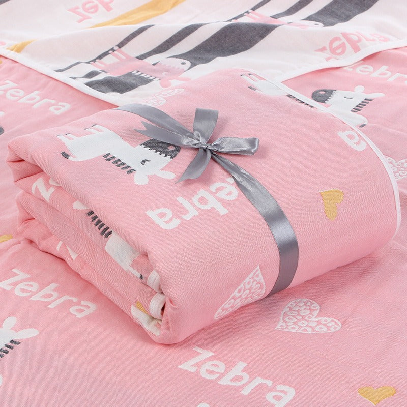 Six-Layer Gauze Baby Blanket & Towel Set for Bath