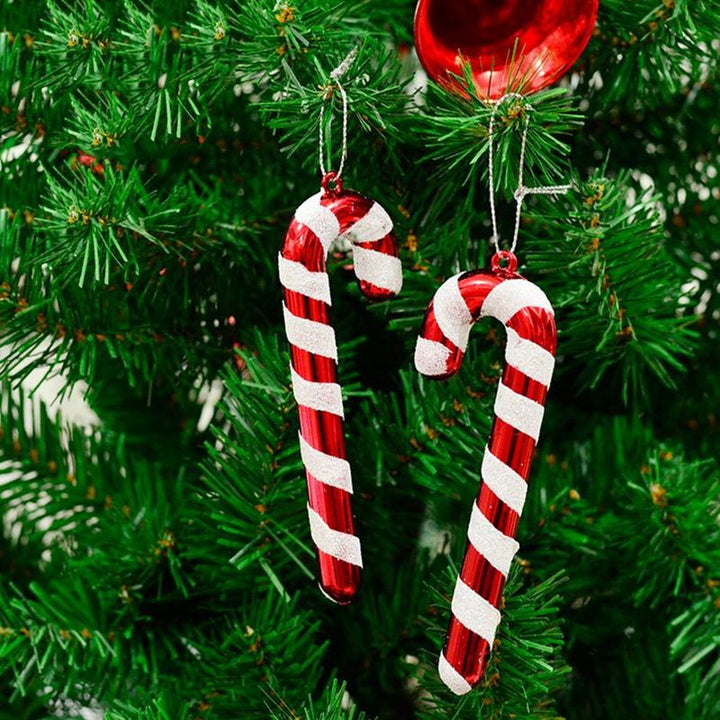 Christmas Candy Cane Ornaments for Cheerful Tree Decor