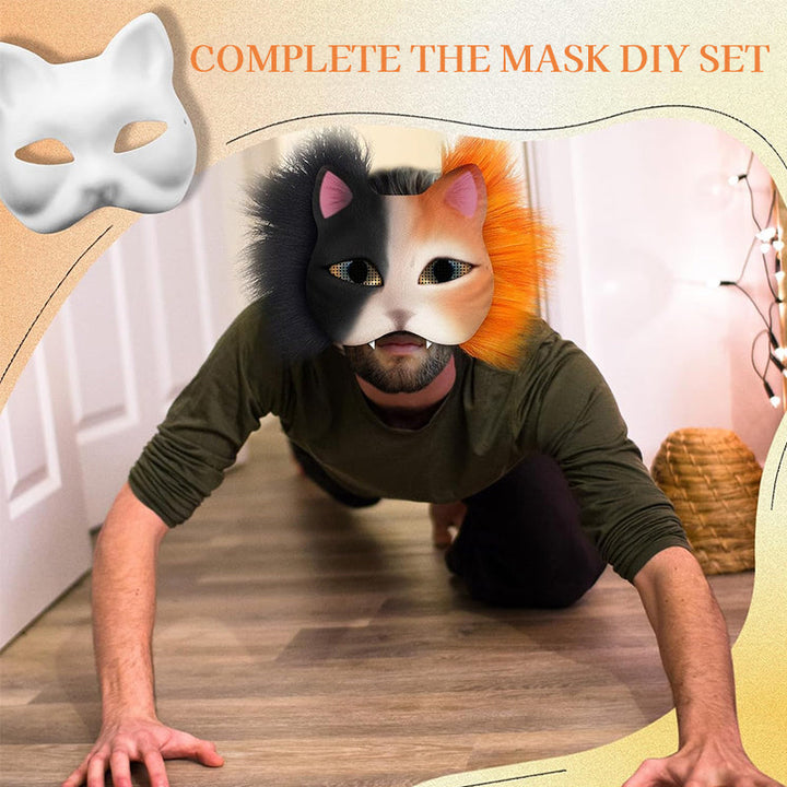 DIY Therian Cat Mask Kit for Creative Cosplay Projects