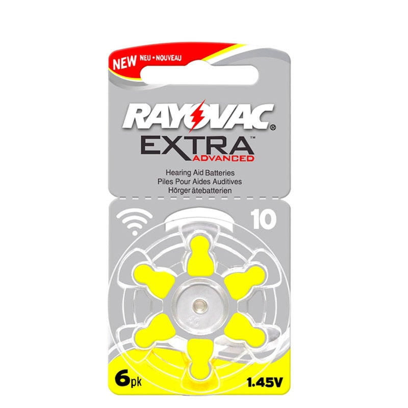 Size 10 Hearing Aid Batteries: Rayovac 60-Pack Value