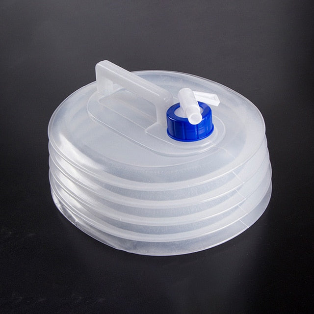 Collapsible Silicone Water Bottle 600ml for Hiking