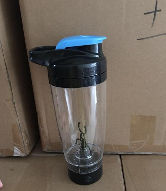 Electric Protein Shaker Bottle 600ml, Hands-Free Mixing