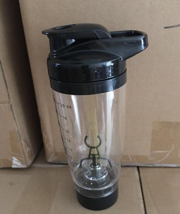 Electric Protein Shaker Bottle 600ml, Hands-Free Mixing