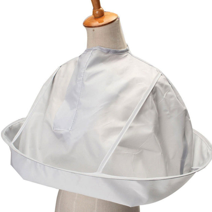 Hair Cutting Cape With Catch Basin for Cleaner Trims