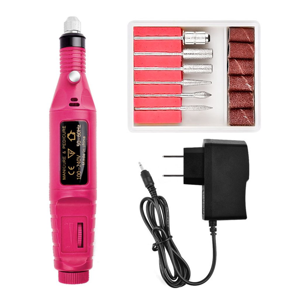 Electric Nail Drill Kit — Fast Gel Removal & Shaping