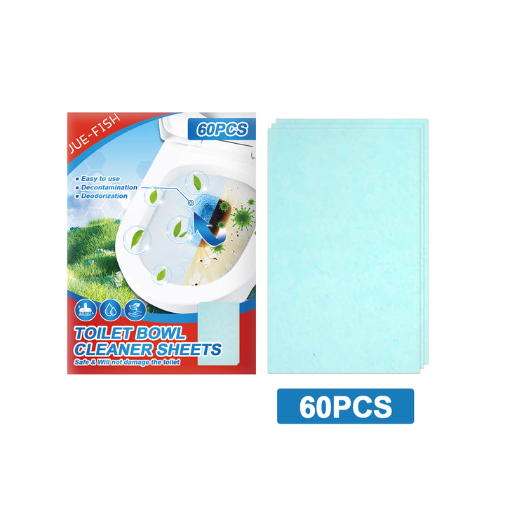 Toilet Cleaning Sheets — Overnight Stain & Odor Remover, 60