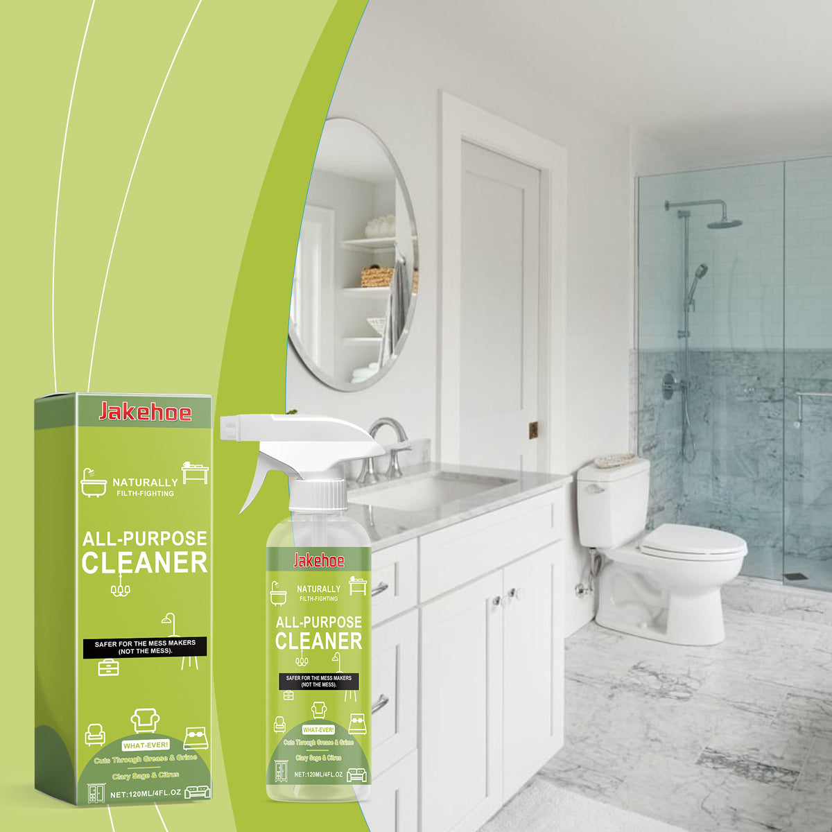 All-Purpose Cleaner Spray for Grease, Stains & Grime
