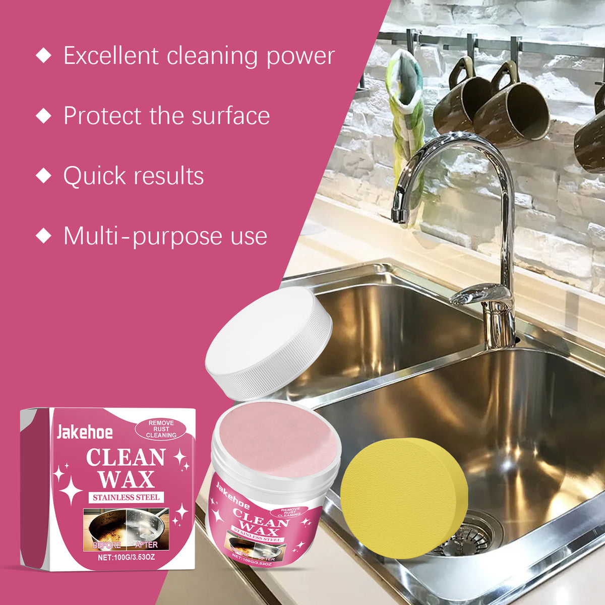 Stainless Steel Cleaning Cream: Erase Burn Marks Fast