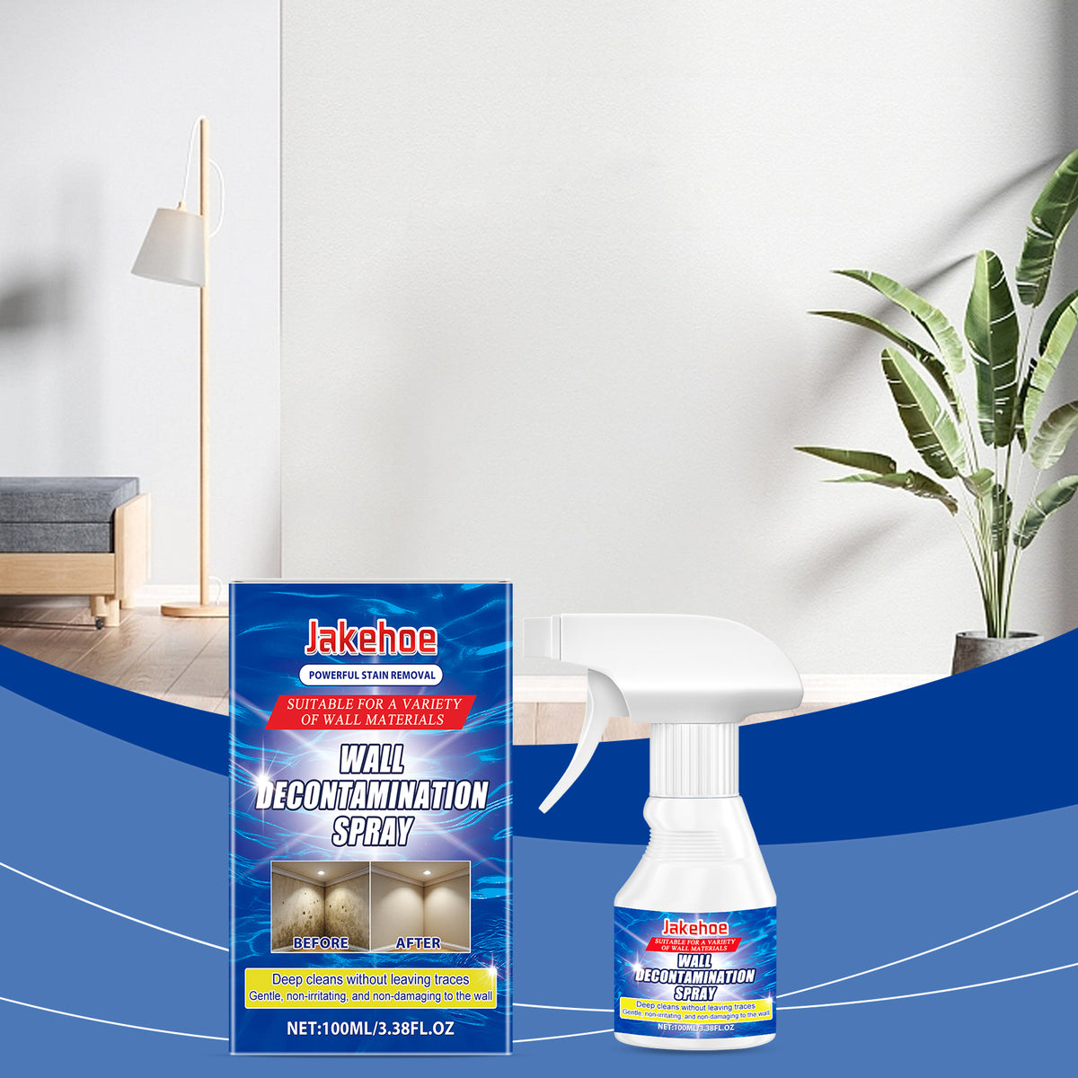 Wall Stain Remover Spray for Clean, Trace-Free Walls