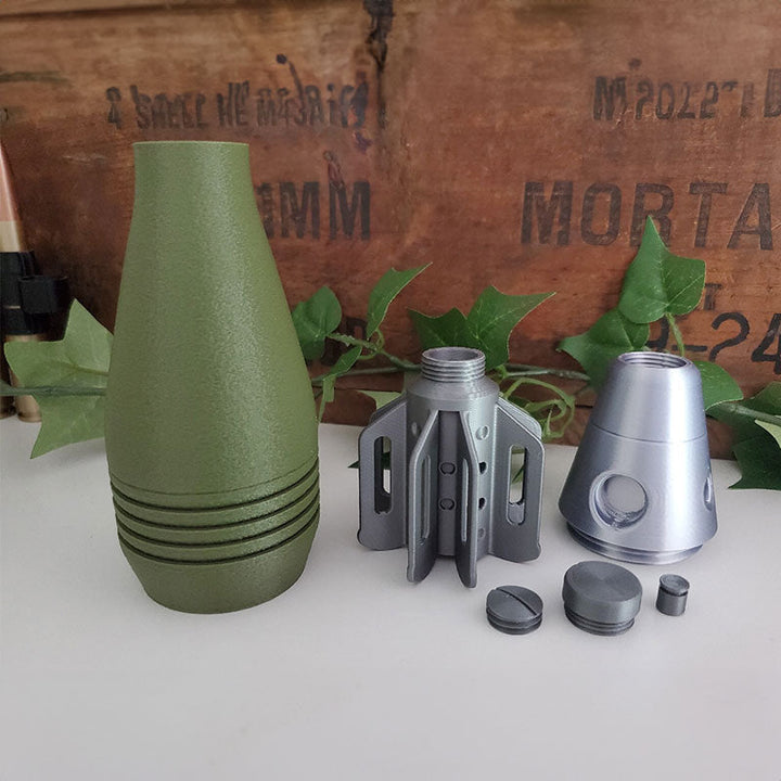 60mm Mortar Shell Pen Holder Desk Decor Replica Gift