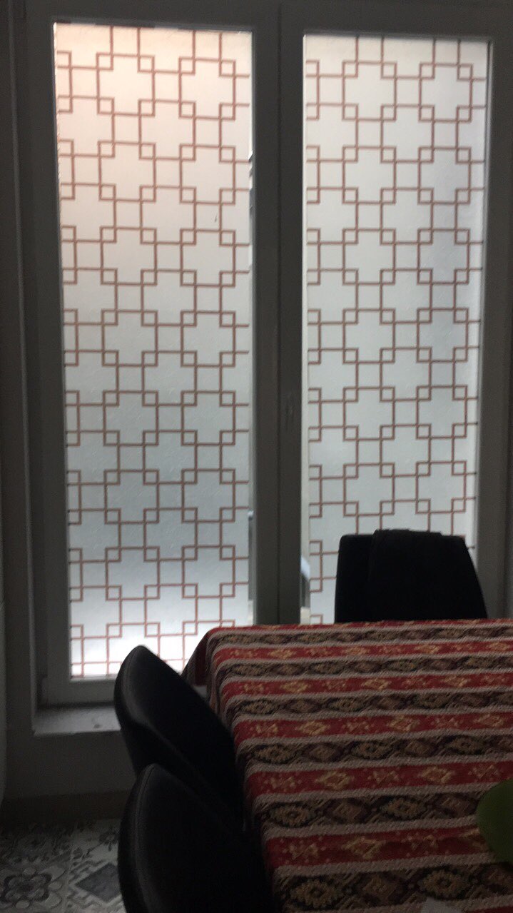 Decorative Window Film for Translucent Glass Privacy