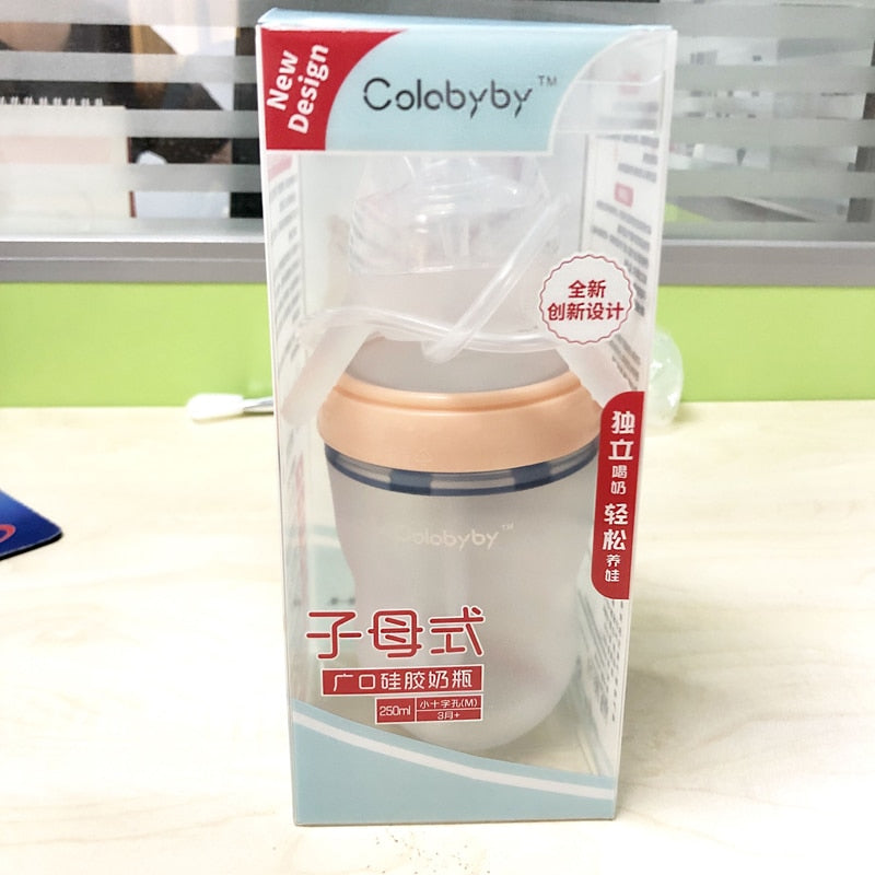 Silicone Sippy Cup 250ml for Independent Baby Drinking
