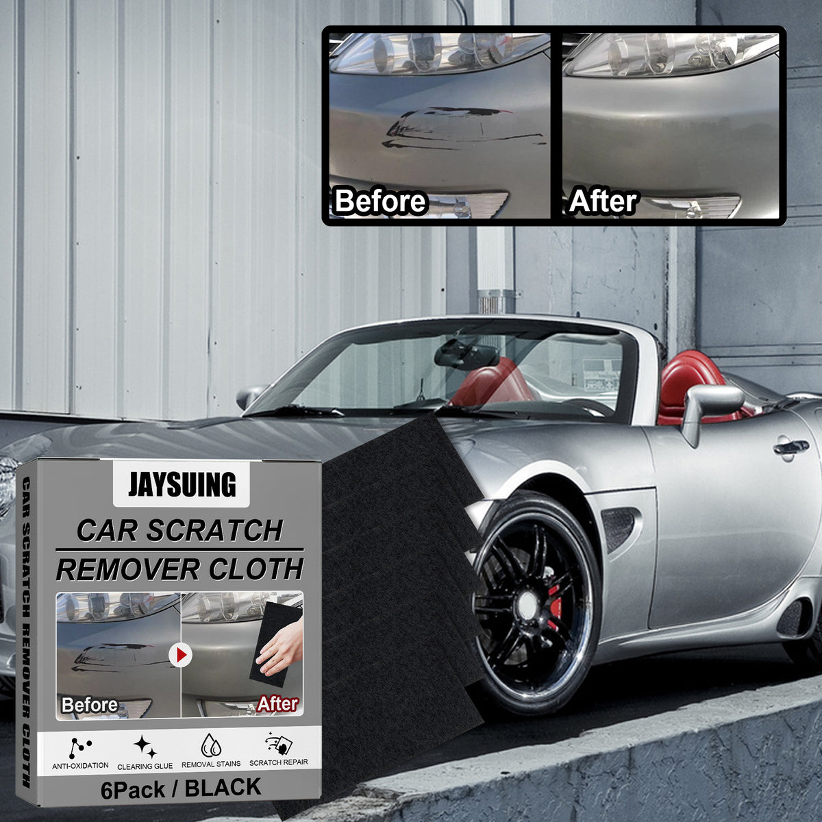 Car Scratch Remover Cloth for Water Stains and Marks