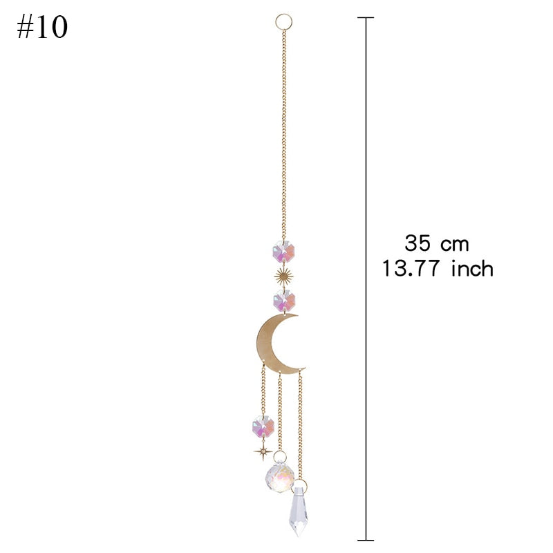 Crystal Sun Catcher Wind Chime for Colorful Light