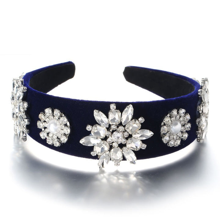 Velvet Pearl Headband for Effortless Occasion Glamour