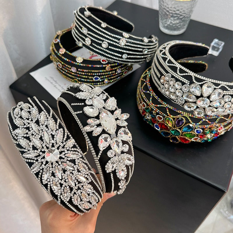 Baroque Rhinestone Headband for Glamorous Event Style