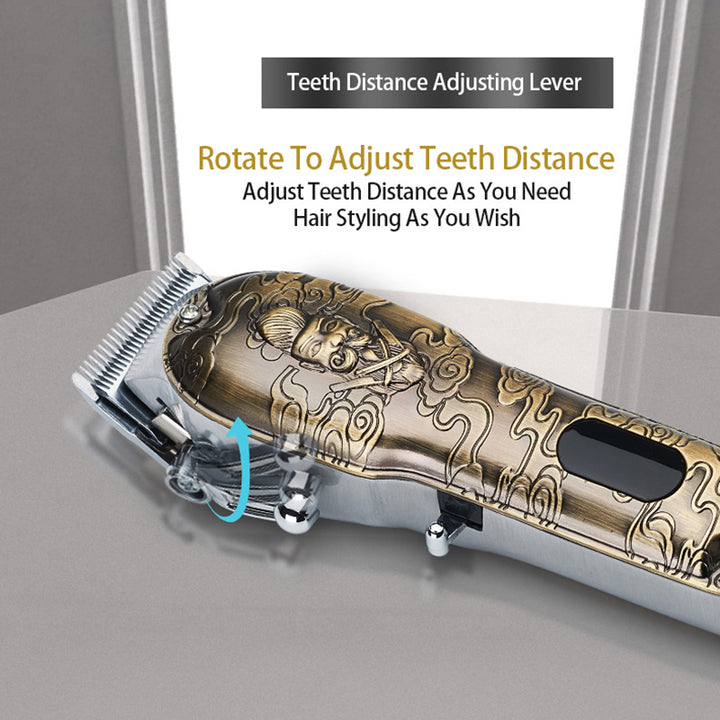 Metal Hair Clipper Set for Precise Home Grooming Control