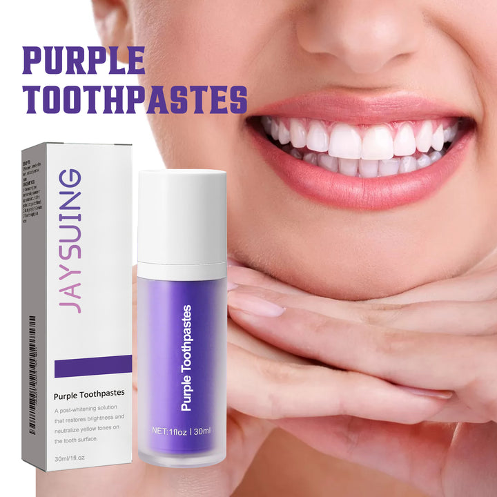 Purple Toothpaste for Brighter, Fresher-Looking Smiles