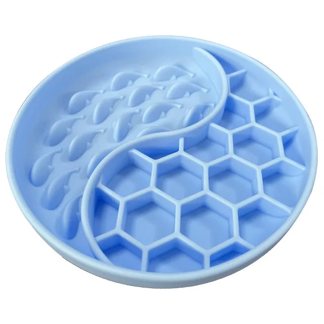Silicone Slow Feeder Dog Bowl for Calmer Mealtimes