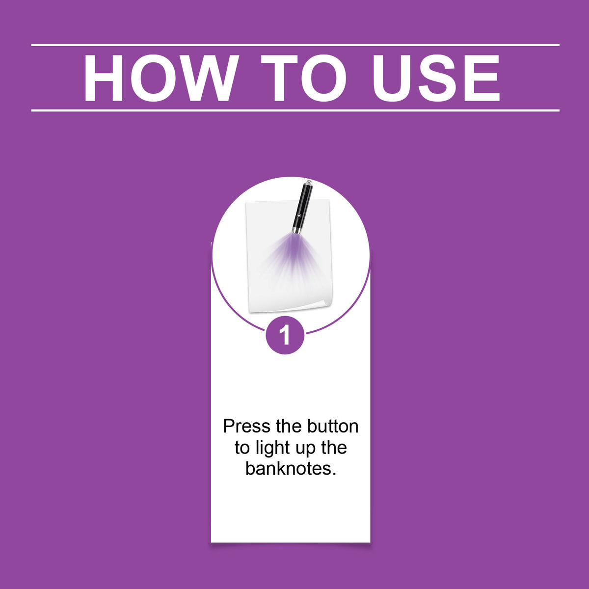Portable UV Currency Detector for Quick Validation