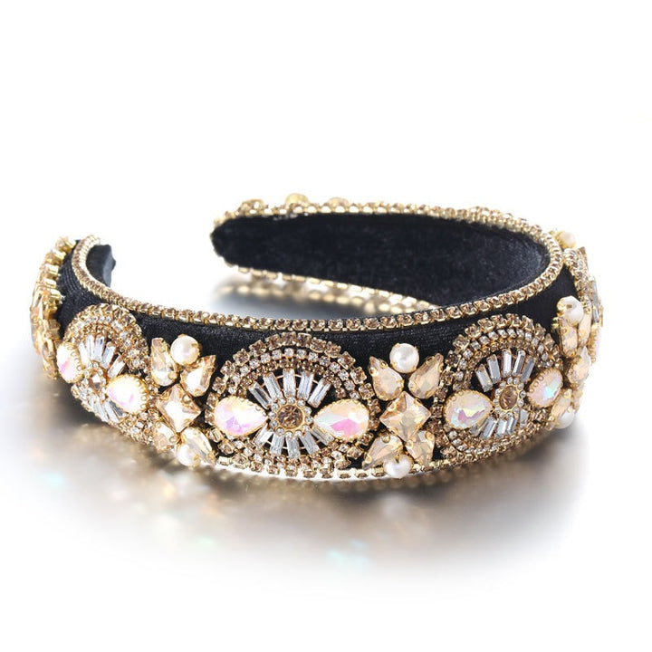 Baroque Pearl Hair Hoop for Glamorous Statement Style