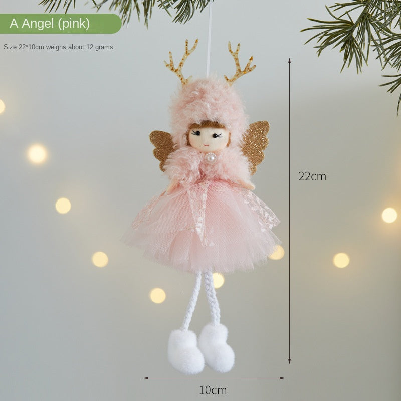 Pink Angel Christmas Tree Ornament for Magical Decor