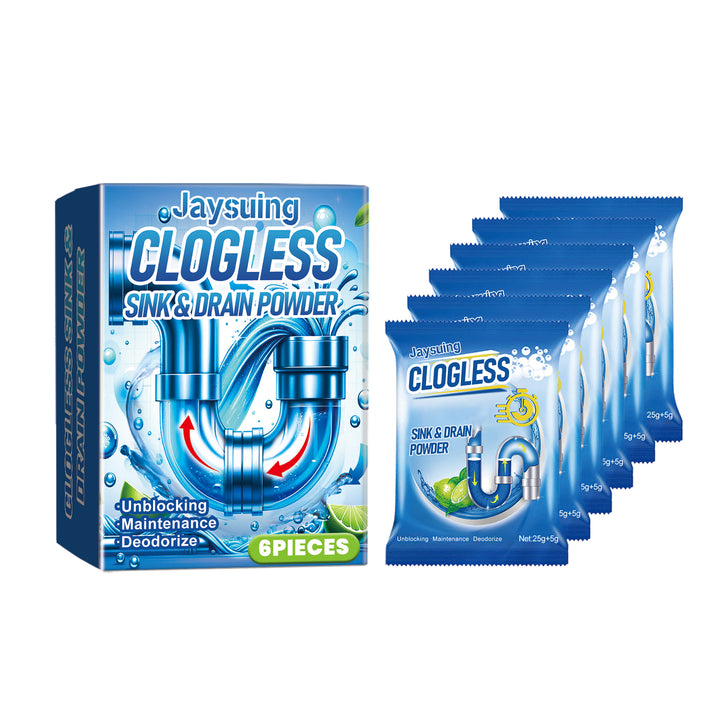 Drain Cleaning Powder for Grease, Odor & Slow Flow