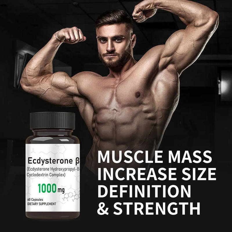 Ecdysterone Capsules — 1000mg Lean Muscle Growth & Strength