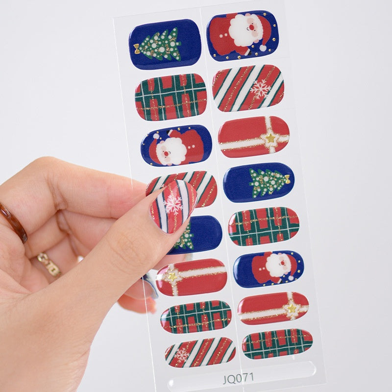 Semi-Cured UV Gel Nail Stickers — Salon Art in Seconds