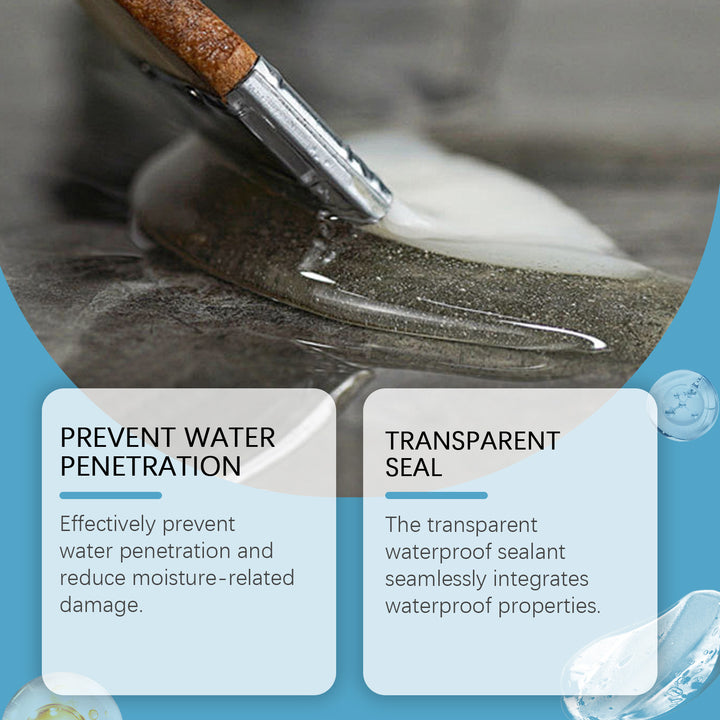 Transparent Waterproof Glue for Durable Leak Sealing