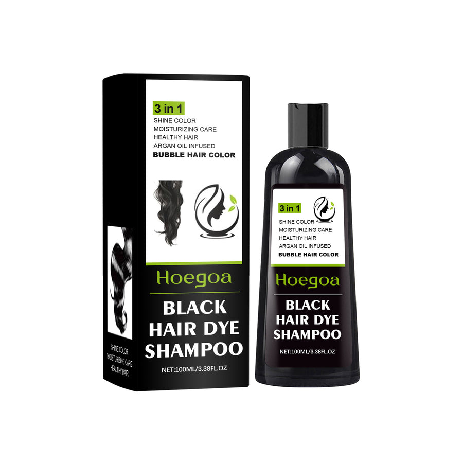 Hair Dye Shampoo for Fast Gray Coverage and Shine
