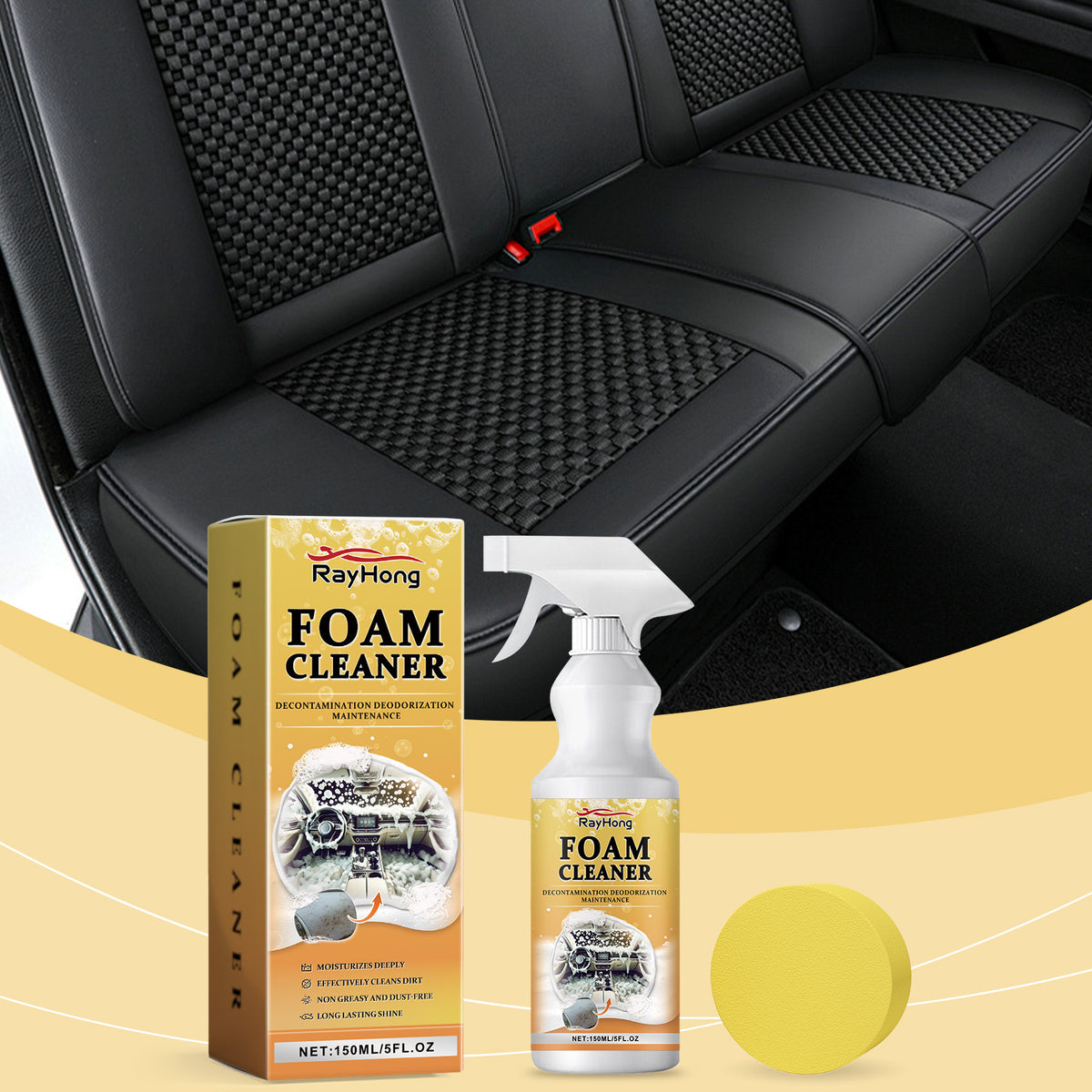 Car Foam Cleaner for Interior and Paint Surface Care