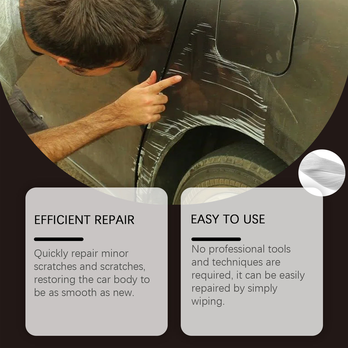Car Scratch Remover Cloths for Minor Paint Scratches